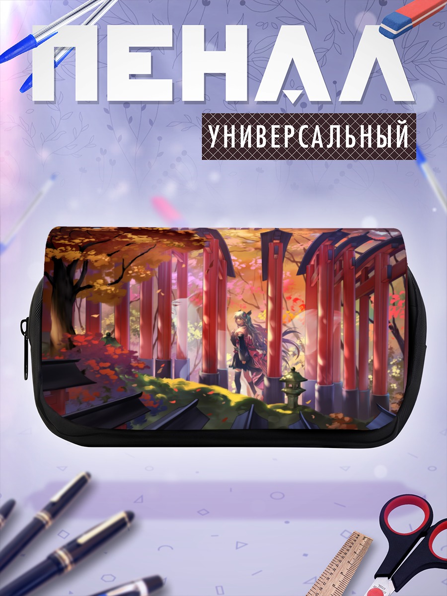 Пенал-косметичка Мику Хацунэ в храме