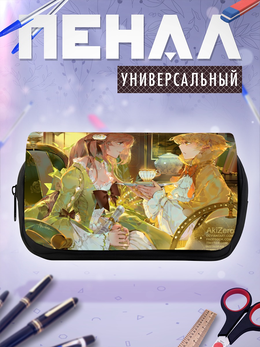Пенал-косметичка Чаепитие в стиле лолиты