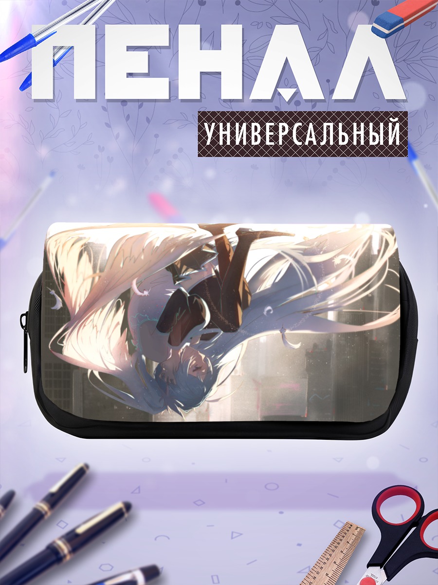 Пенал-косметичка Мику Хацунэ в небе