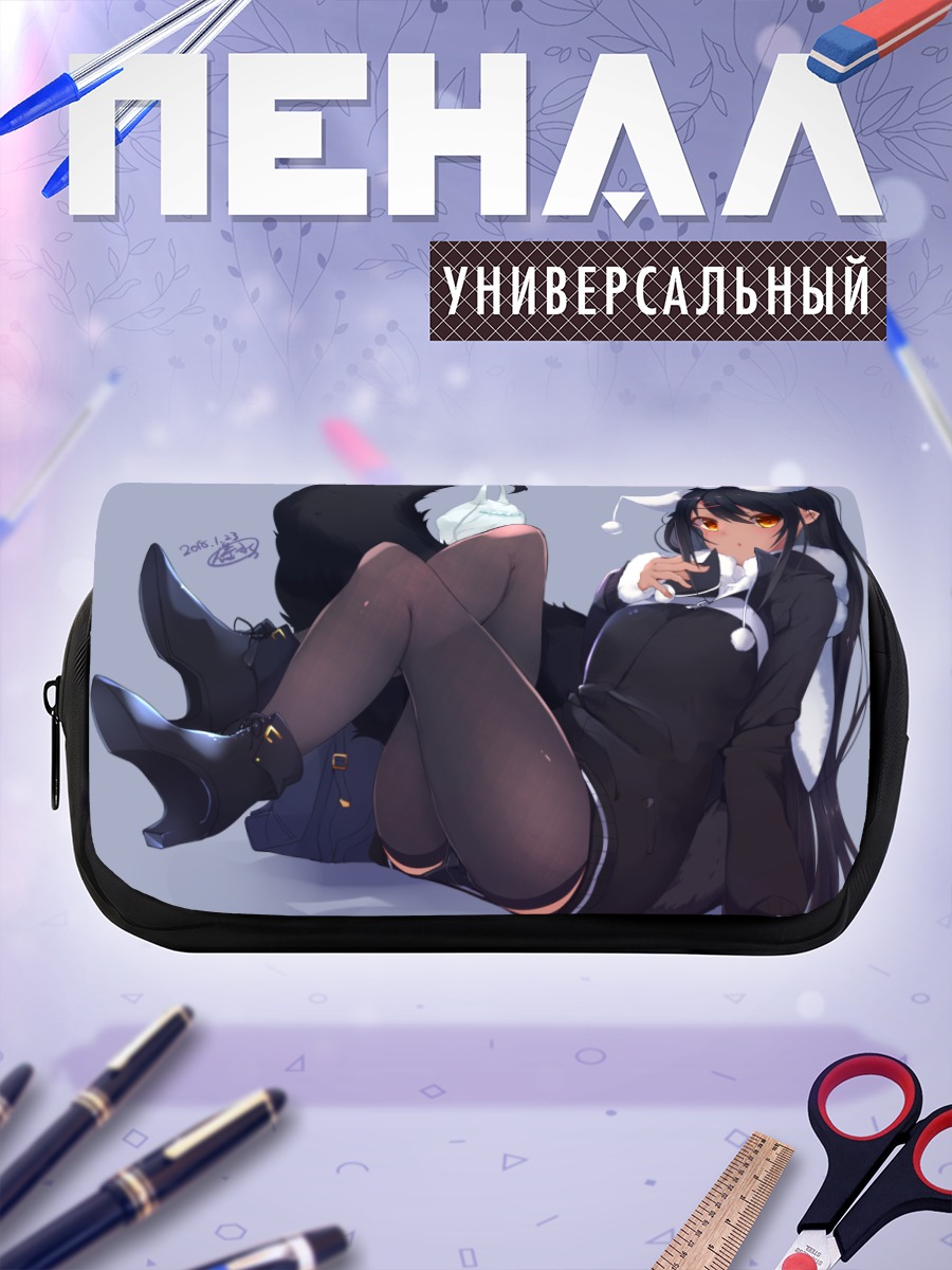Пенал-косметичка Девушка с ушками