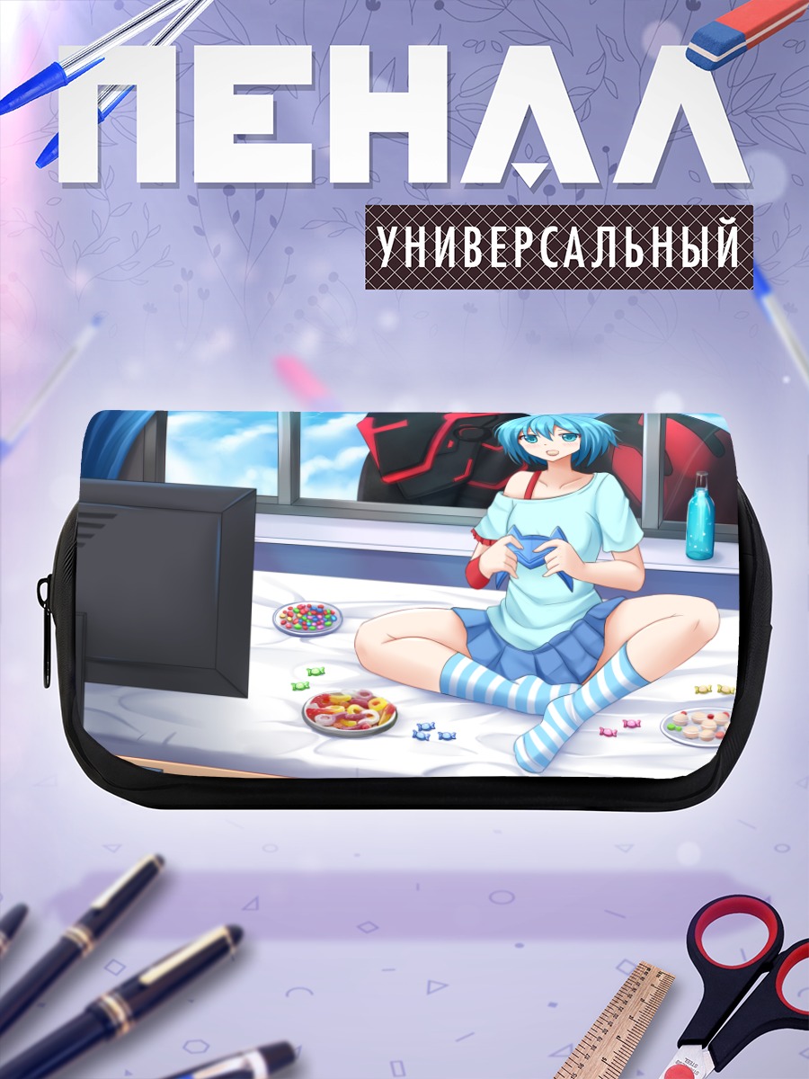 Пенал-косметичка Мику Хацунэ с консолью