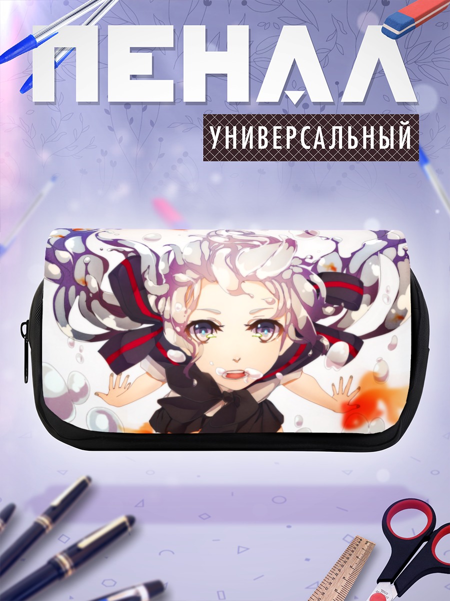 Пенал-косметичка Мику Хацунэ в бутылке