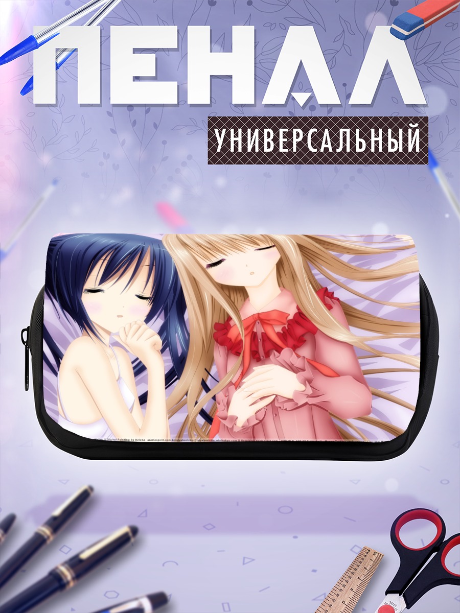 Пенал-косметичка Мику Хацунэ и подруга
