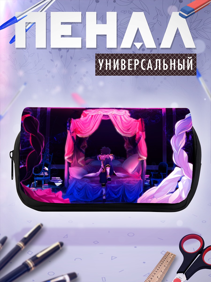 Пенал-косметичка Мику Хацунэ в розовом
