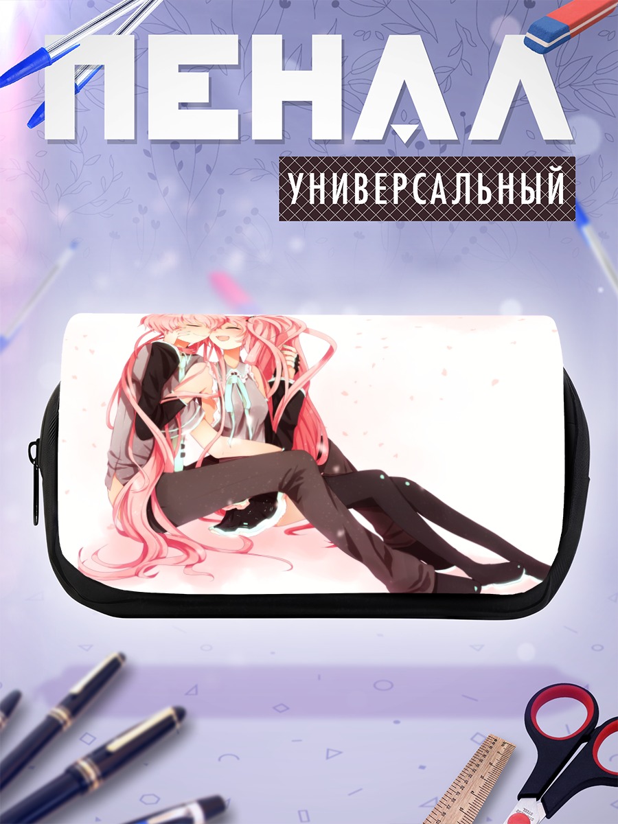 Пенал-косметичка Мику Хацунэ и Микуо