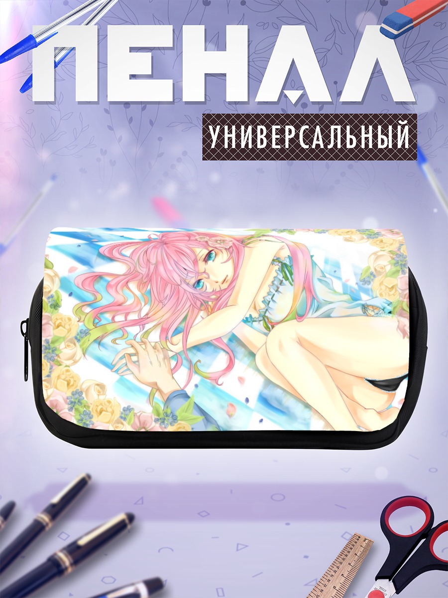 Пенал-косметичка Лука Мегурин в цветах