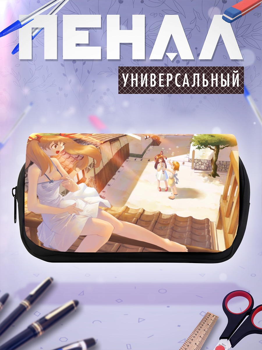 Пенал-косметичка Девушка в платье
