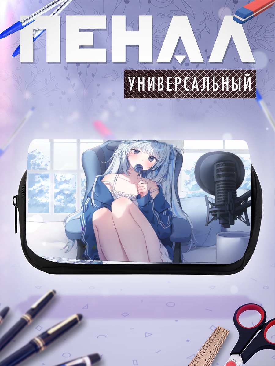 Пенал-косметичка Мику Хацунэ с леденцом