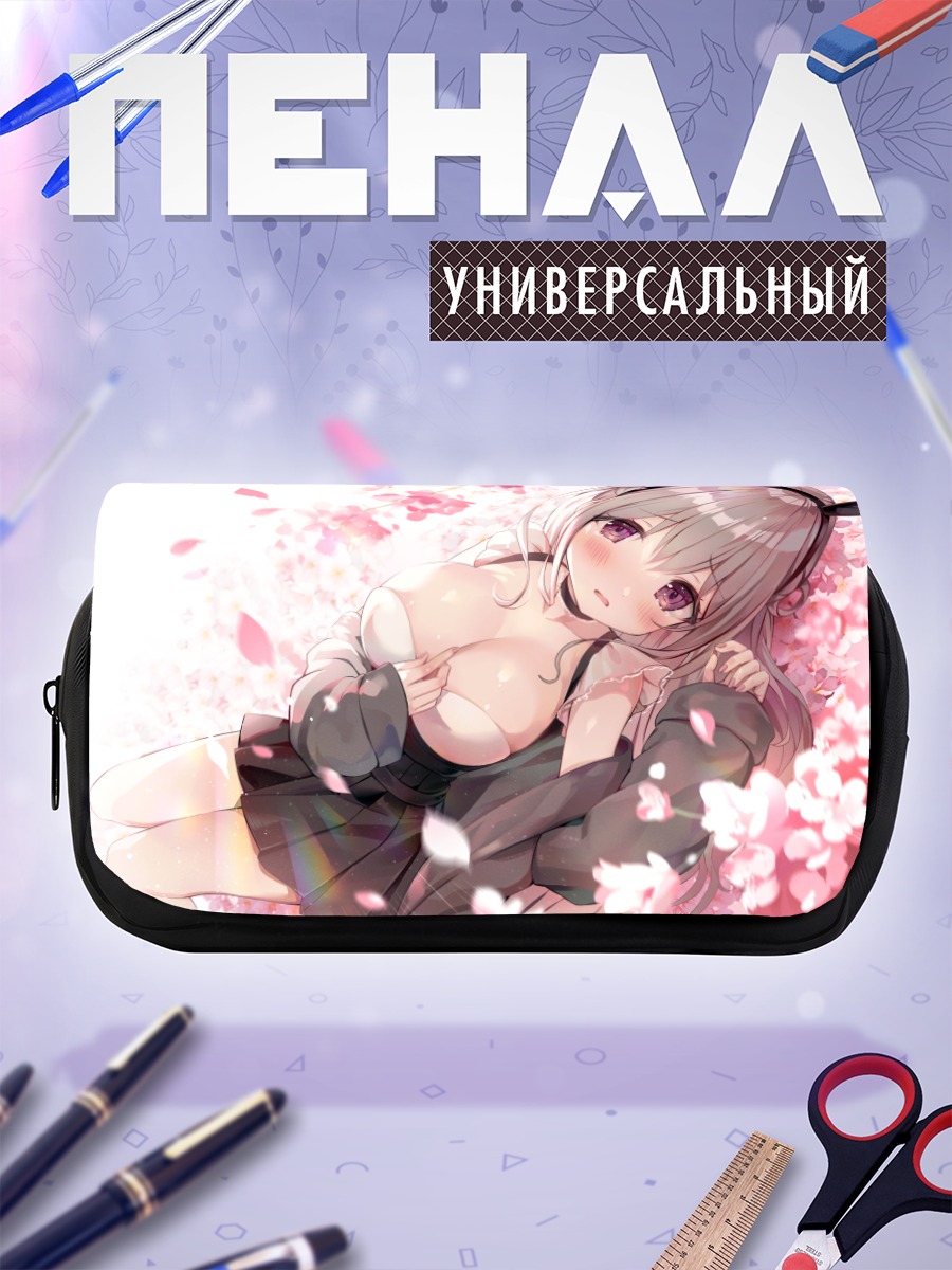 Пенал-косметичка Рин Ханакумо в цветах