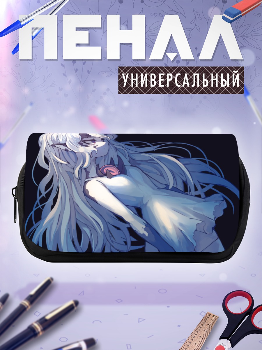 Пенал-косметичка Девушка с рогами