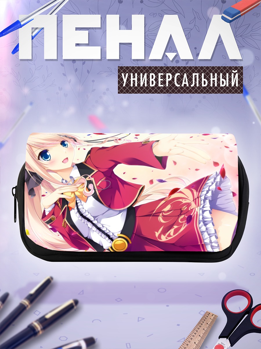 Пенал-косметичка Куон Хиками в лепестках