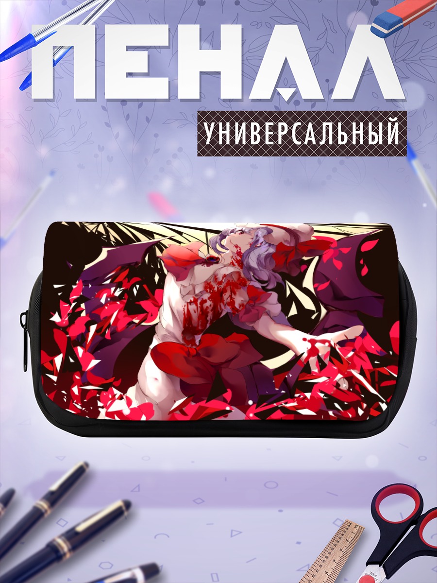 Пенал-косметичка Ремилия Скарлет в лепестках