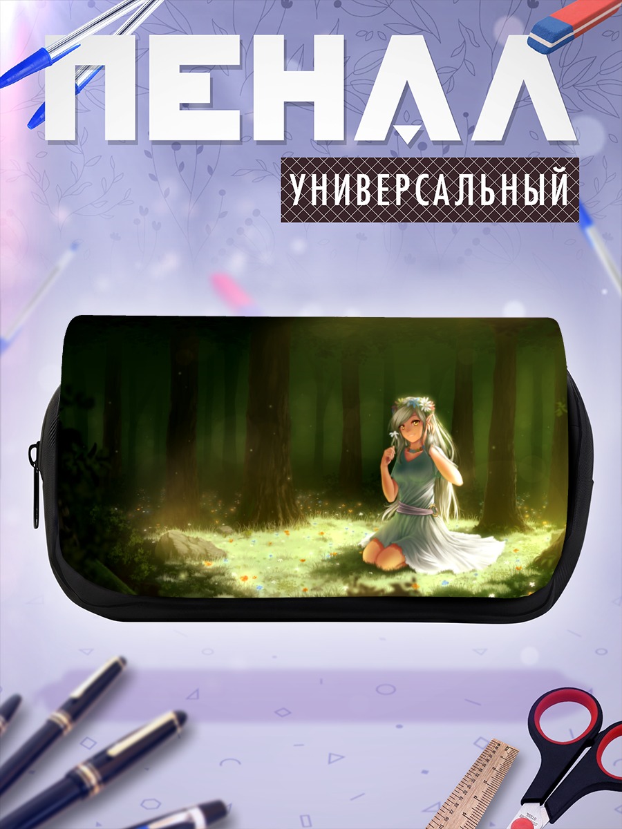 Пенал-косметичка Лесная нимфа в цветах
