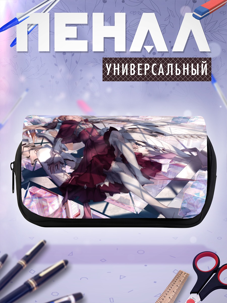 Пенал-косметичка Блондинка в городе
