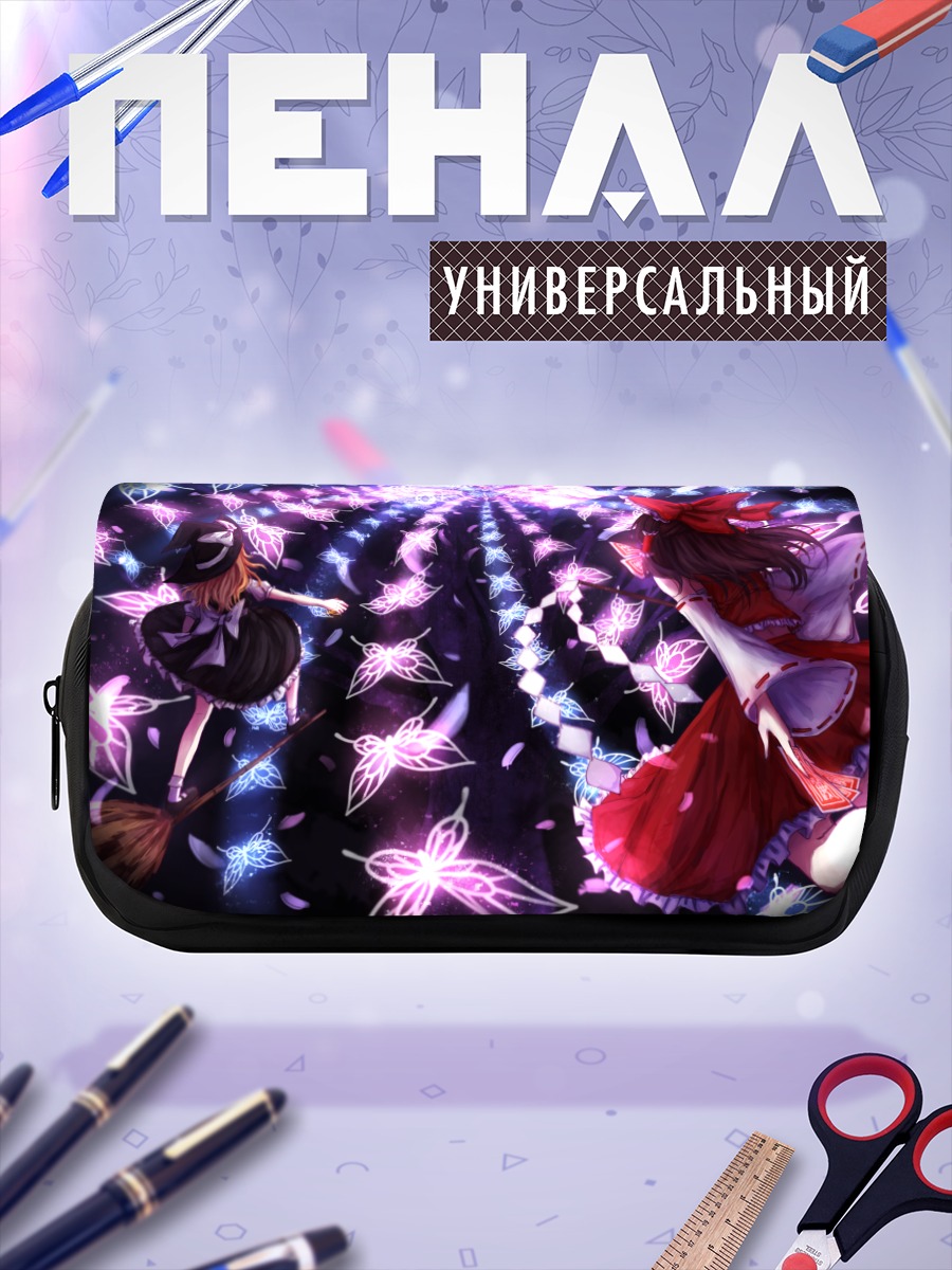 Пенал-косметичка Рейму Хакурей в лепестках