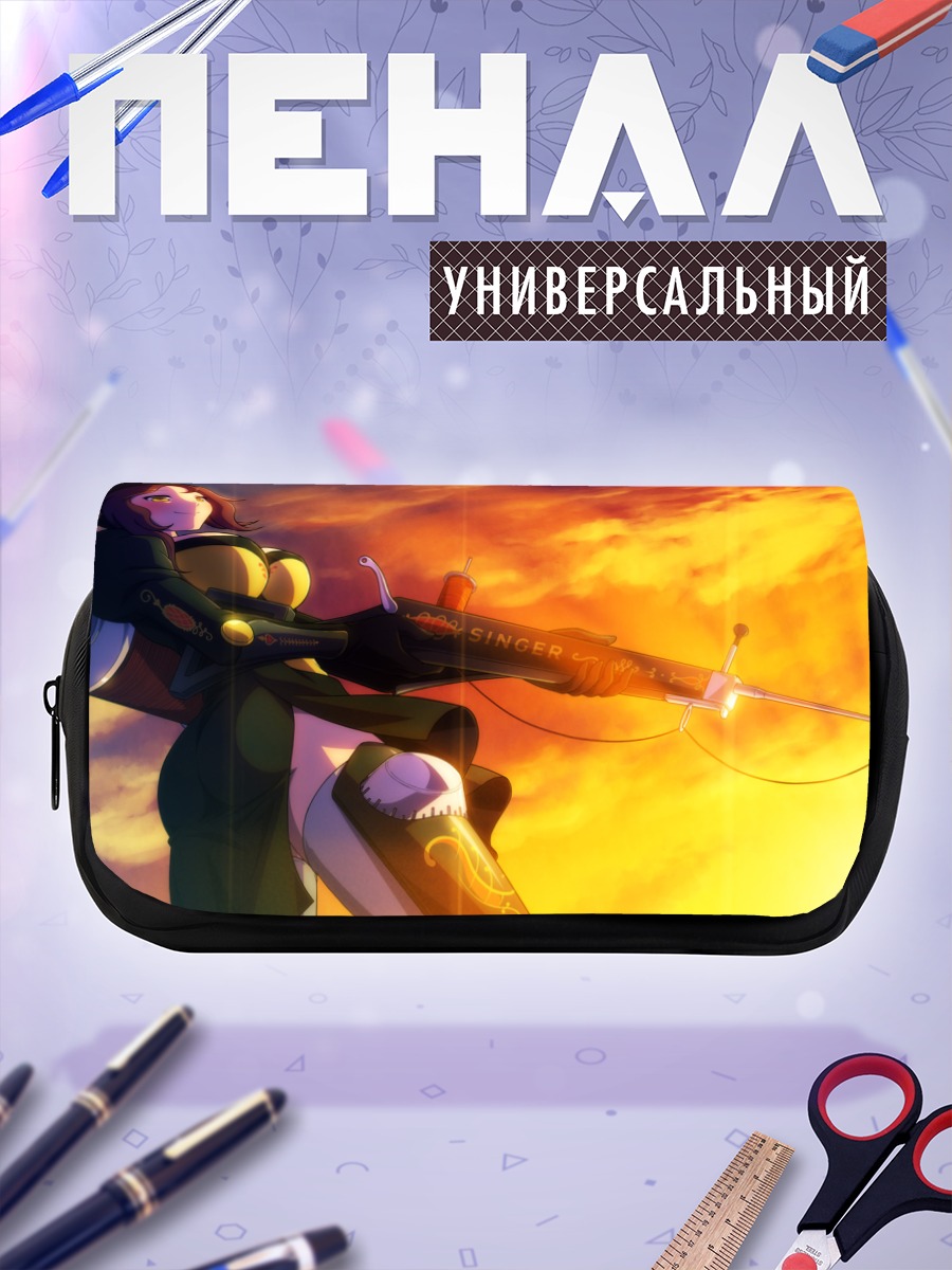 Пенал-косметичка Воительница на закате