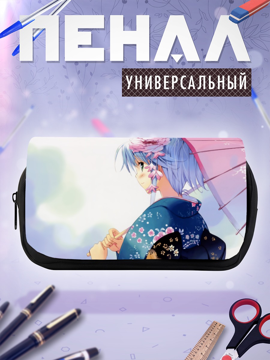 Пенал-косметичка Мику Хацунэ в кимоно