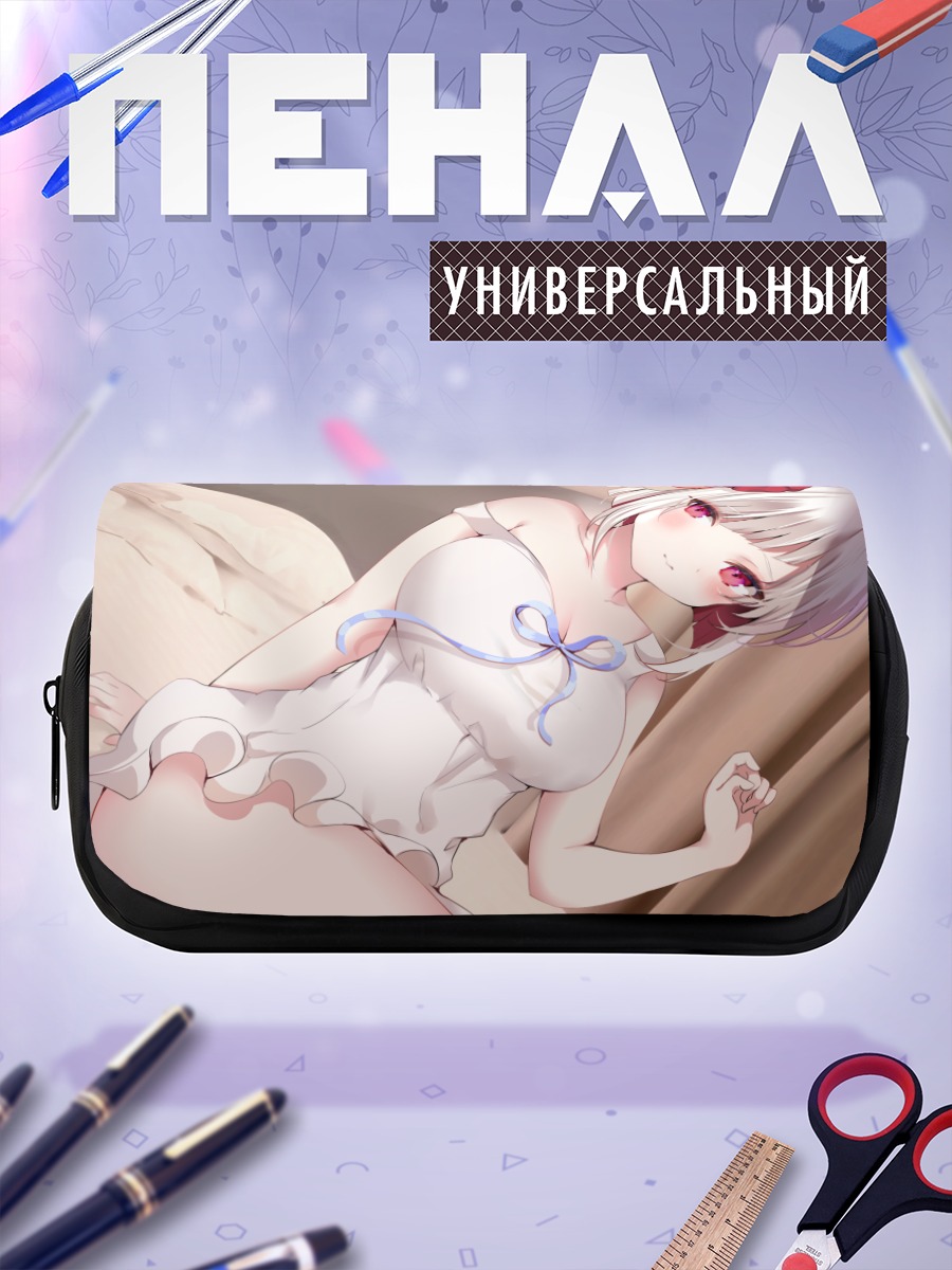Пенал-косметичка Девушка в белом