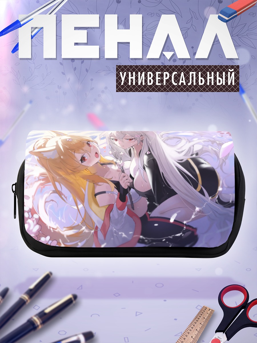 Пенал-косметичка Девушки в сакуре