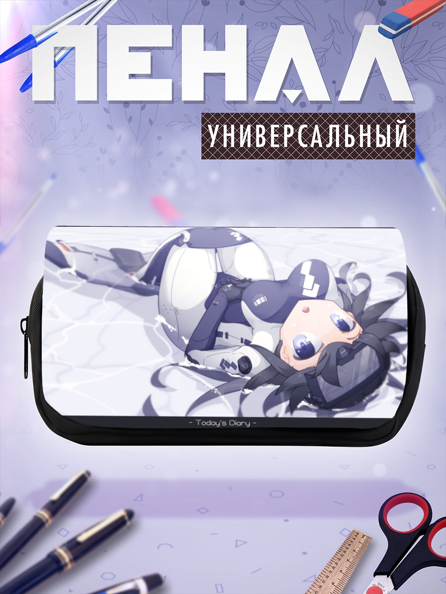 Пенал-косметичка Девушка в боди