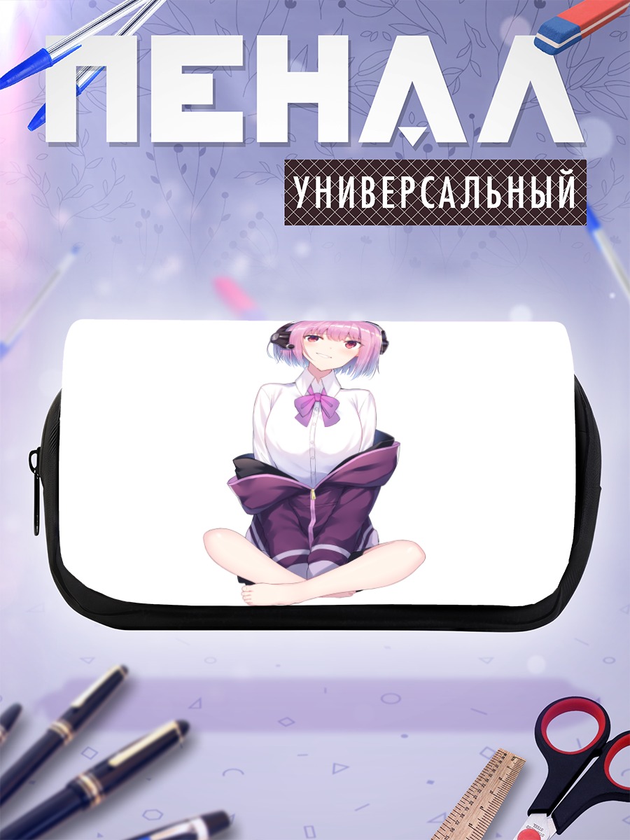 Пенал-косметичка Аканэ Синдзё в наушниках