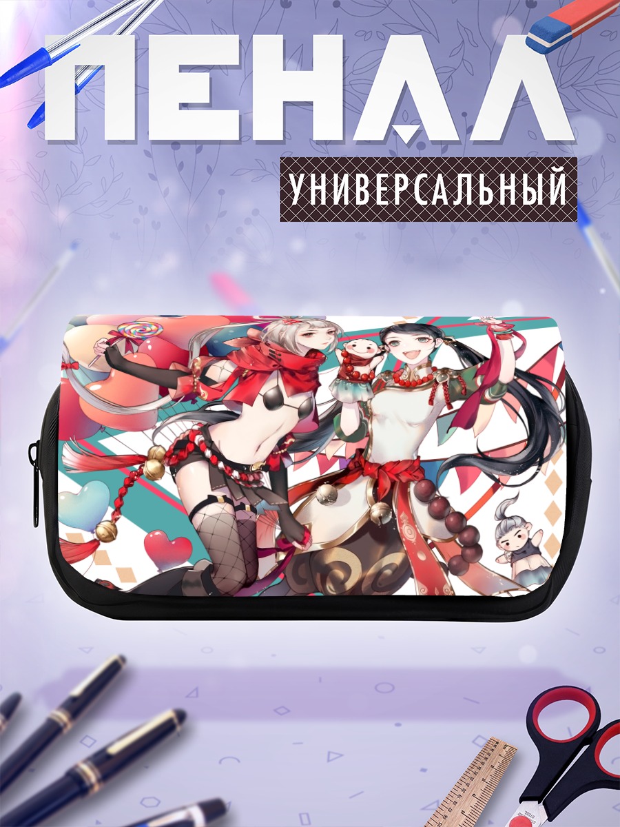 Пенал-косметичка Девушки со сладостями