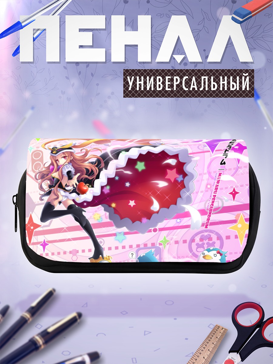 Пенал-косметичка Химари Такакура с пингвинами