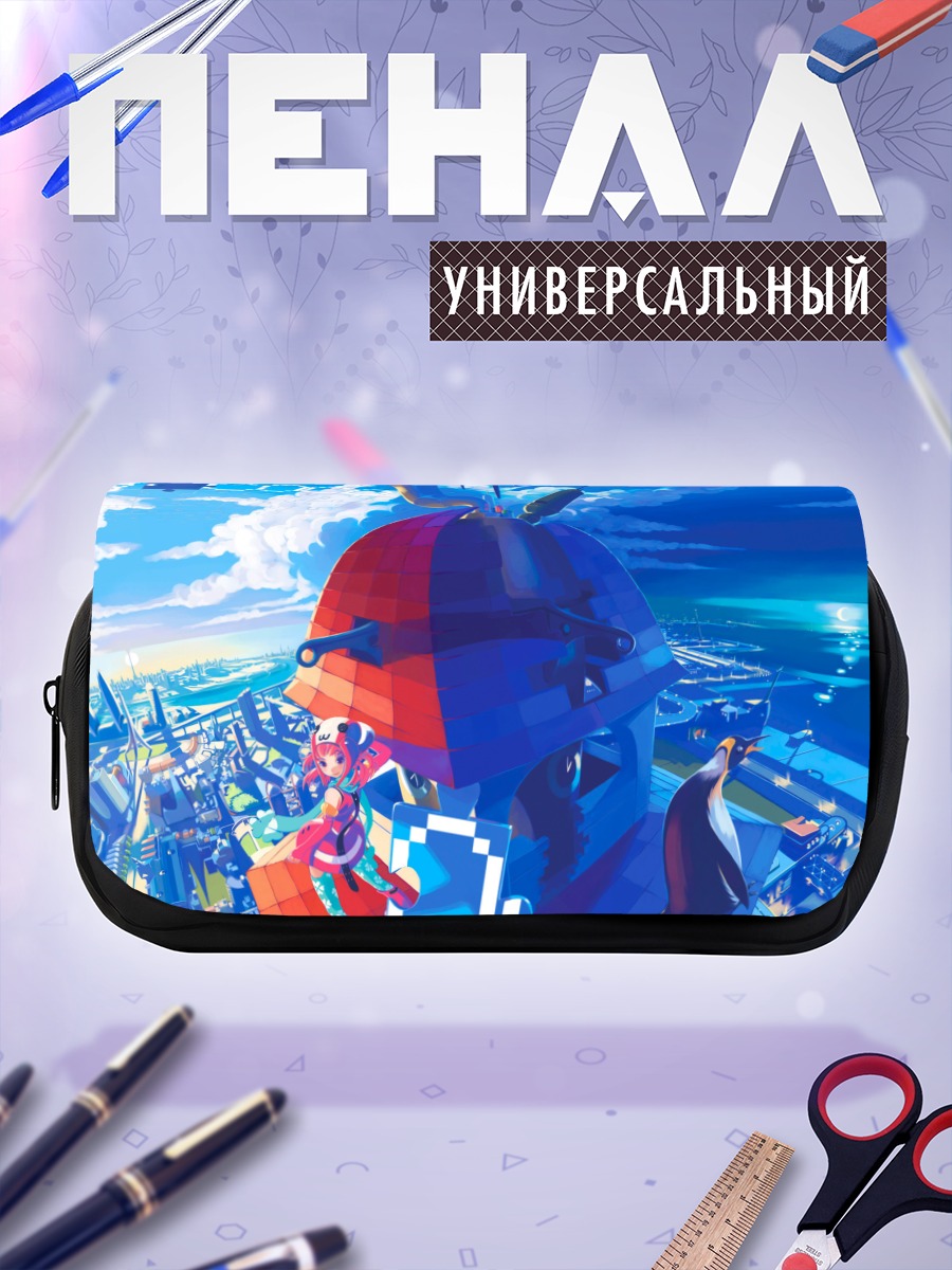 Пенал-косметичка Мику Хацунэ в городе