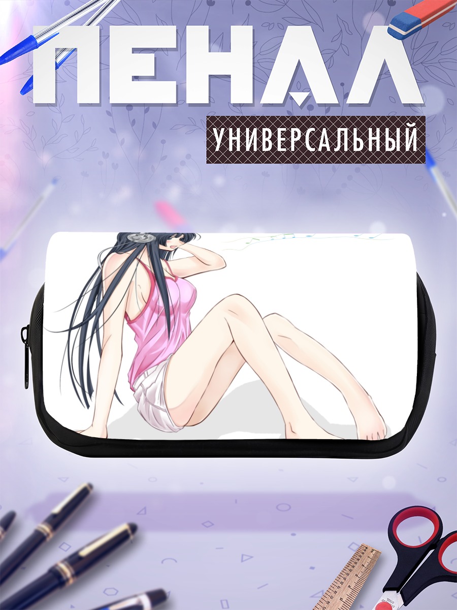 Пенал-косметичка Мио Акияма в наушниках