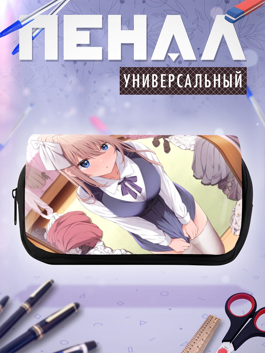 Пенал-косметичка Риббонко-тян в платье