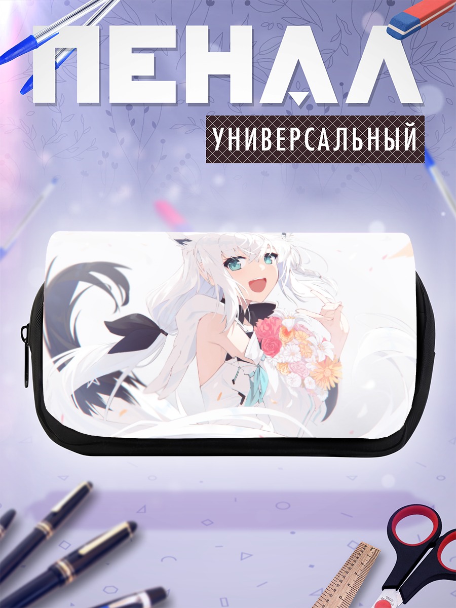 Пенал-косметичка Фубуки Сираками с цветами