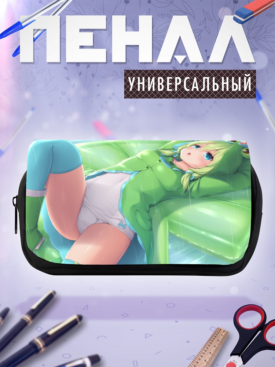 Пенал-косметичка Девушка в капюшоне
