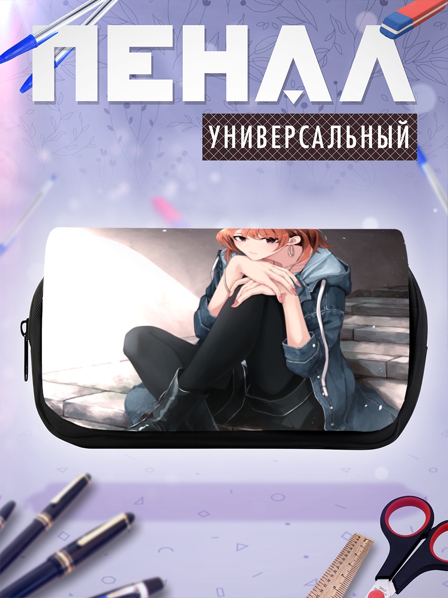 Пенал-косметичка Ироха Иссики на ступенях