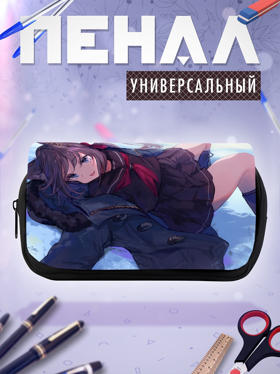 Пенал-косметичка Девушка в снегу