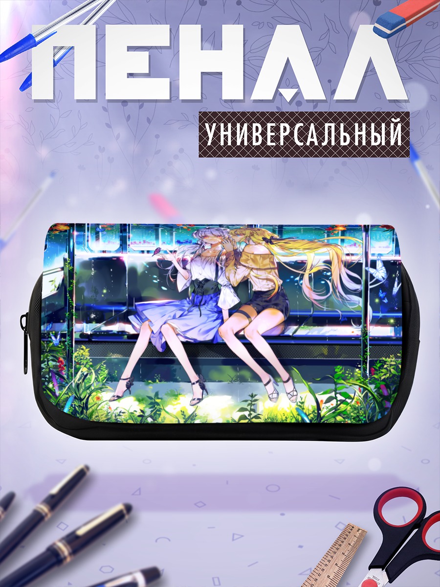 Пенал-косметичка Девушки в цветах