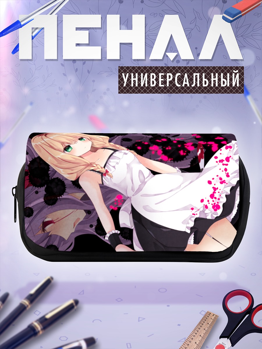 Пенал-косметичка Эллен в цветах
