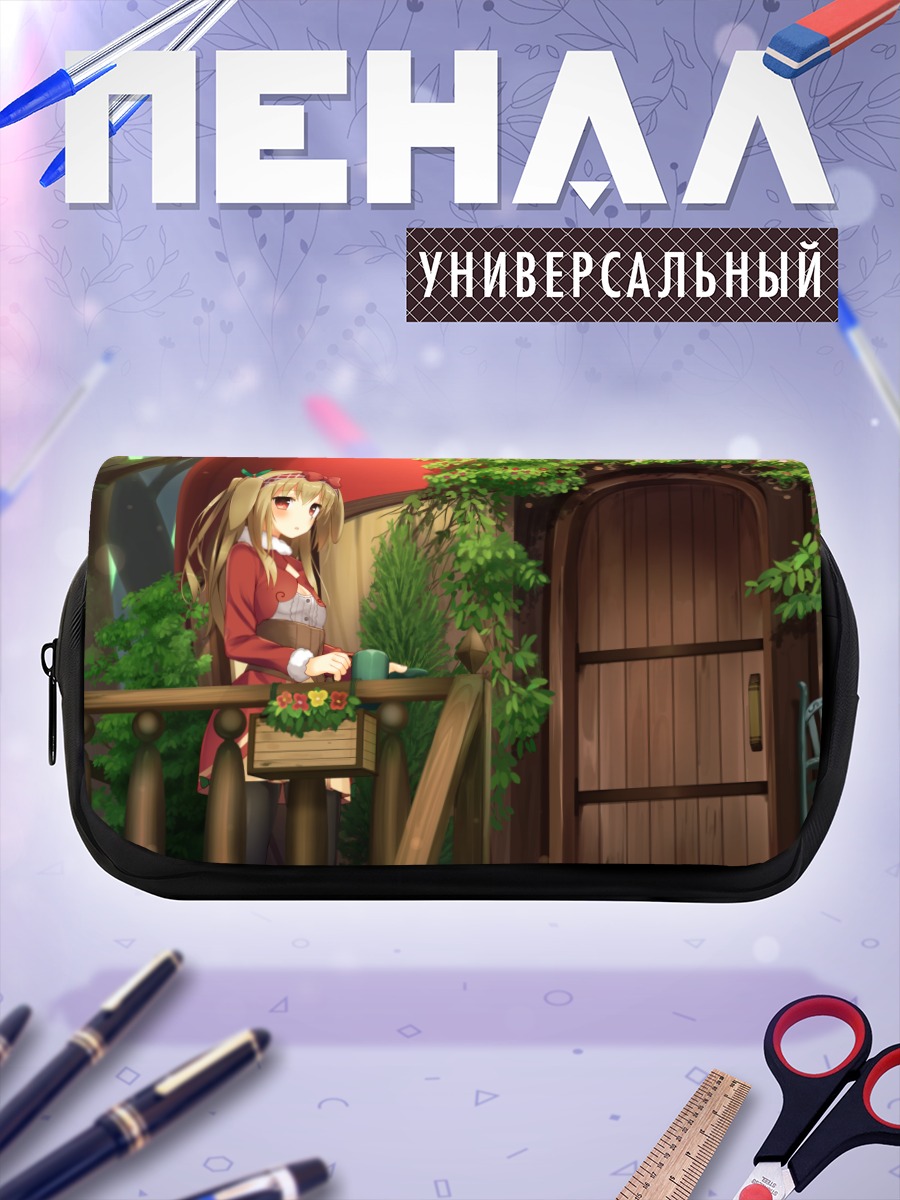 Пенал-косметичка Девушка с ушками