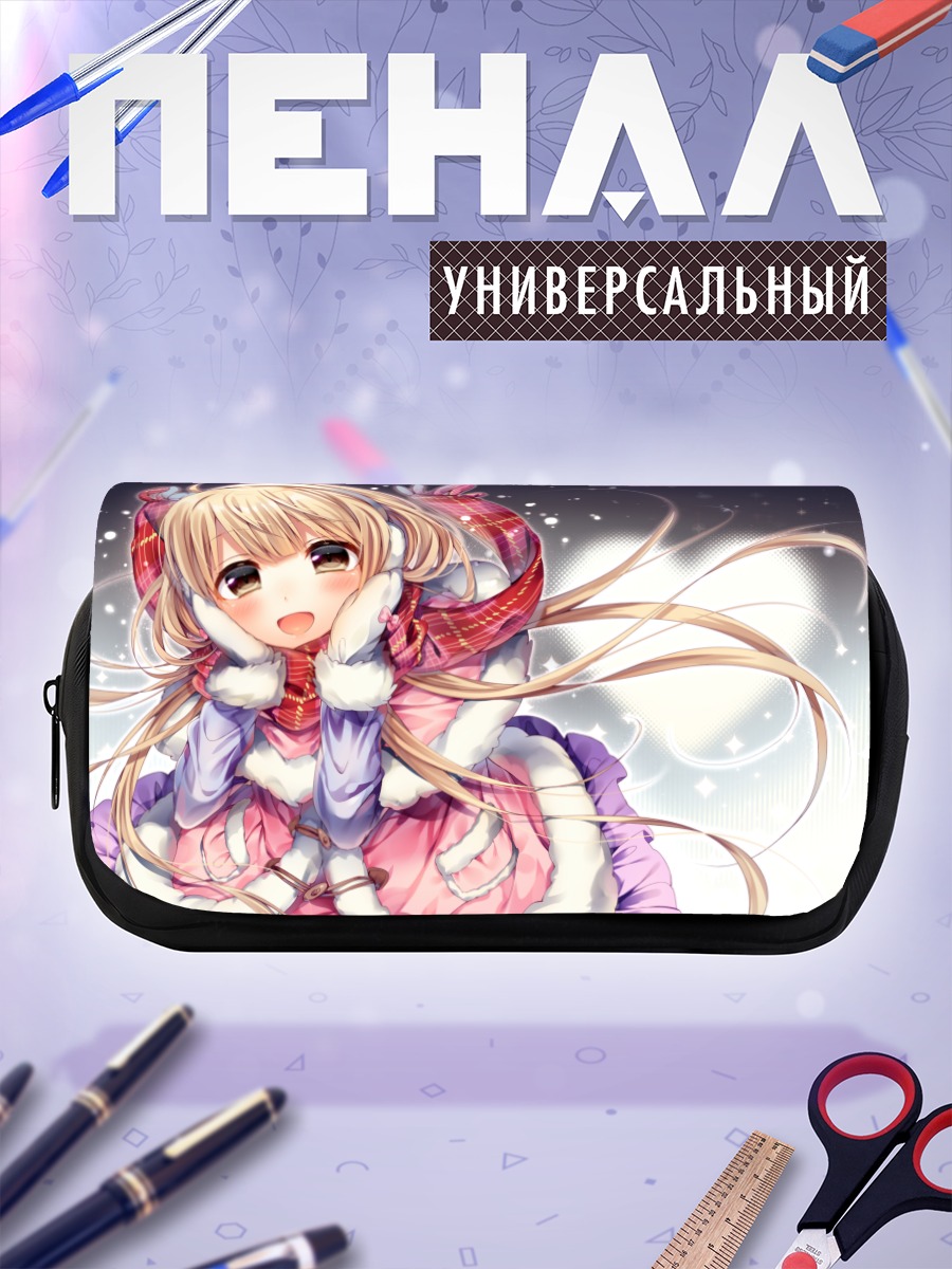 Пенал-косметичка Анзу Футаба в шарфе