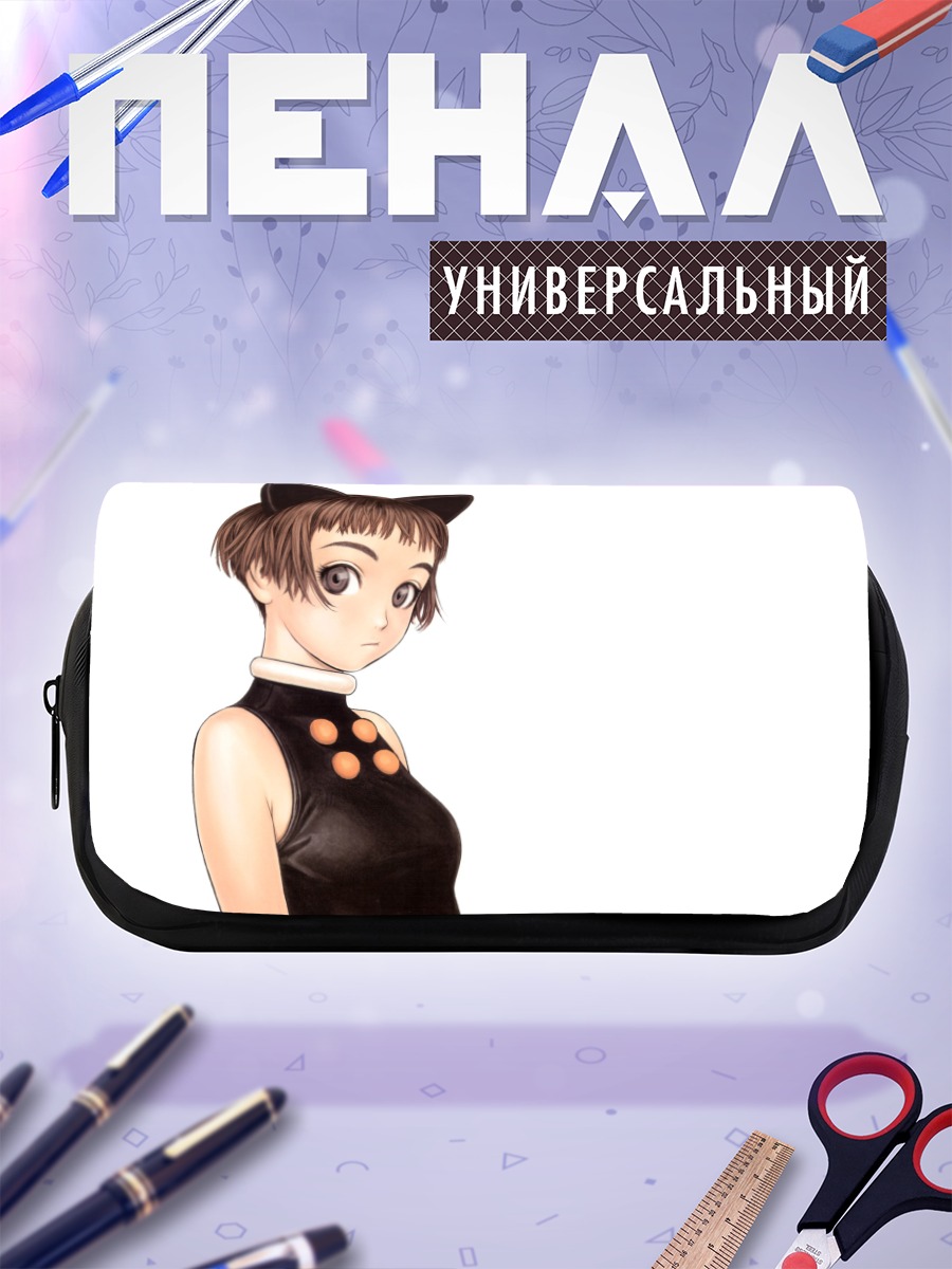 Пенал-косметичка Девушка с ушками