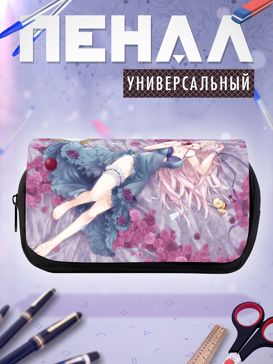 Пенал-косметичка Лука Мегурин в розах