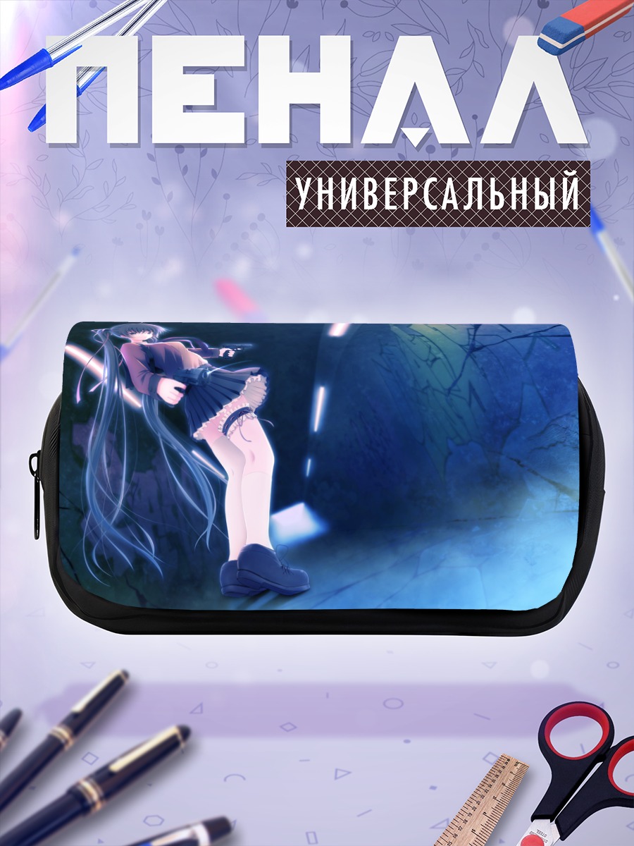 Пенал-косметичка Мику Хацунэ с оружием