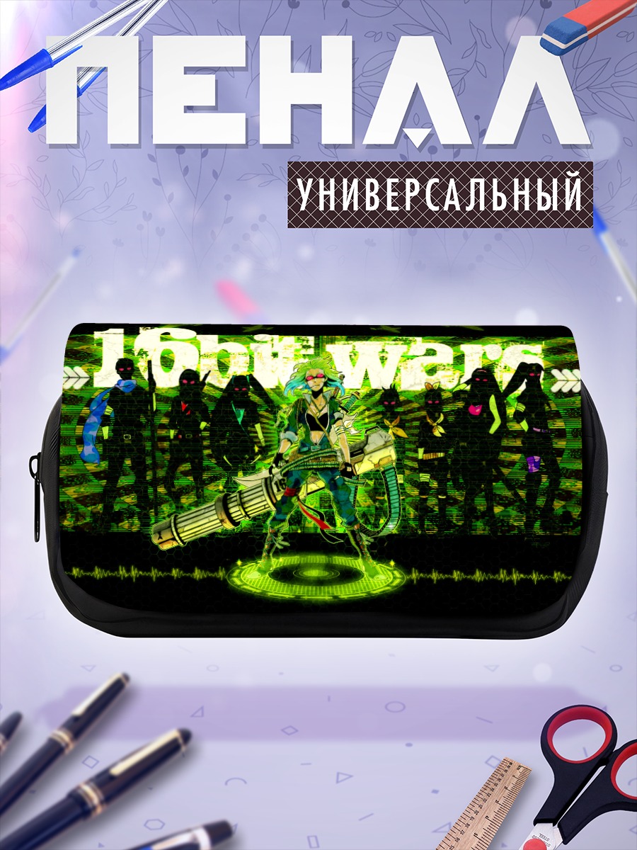 Пенал-косметичка Мику Хацунэ и Вокалоиды