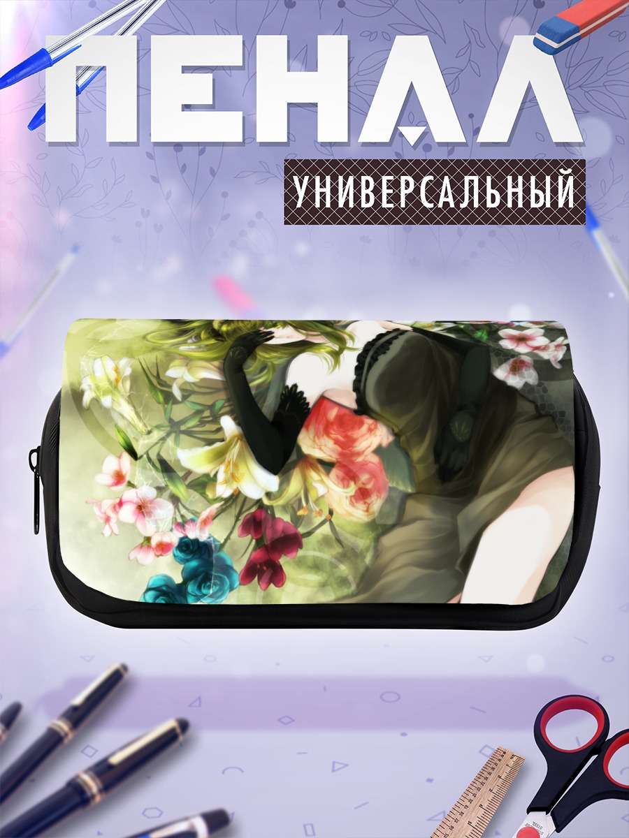 Пенал-косметичка Гуми в цветах