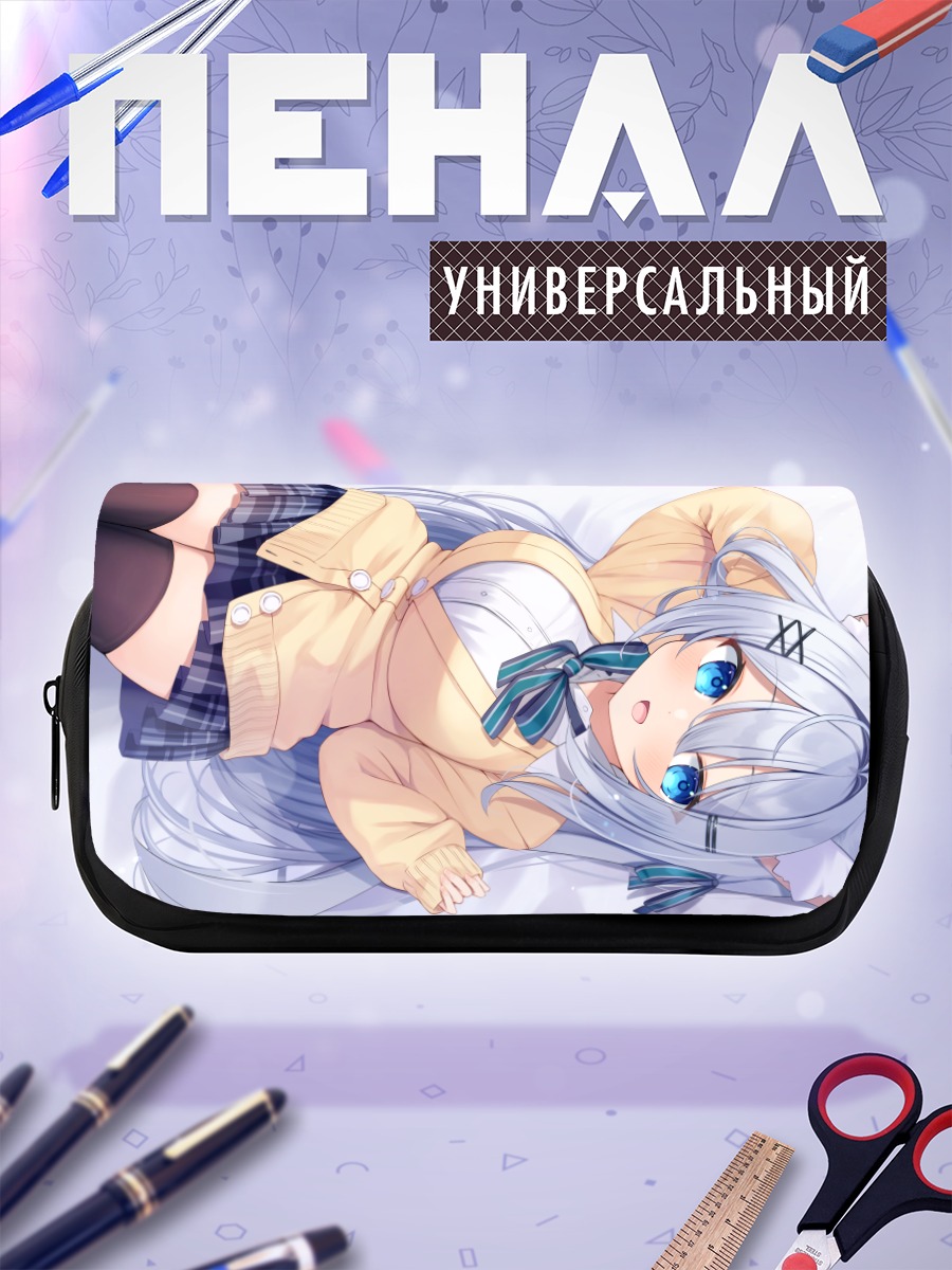 Пенал-косметичка Мику Хацунэ в школе