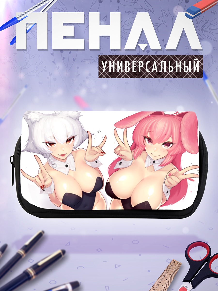 Пенал-косметичка Зайки и лисички