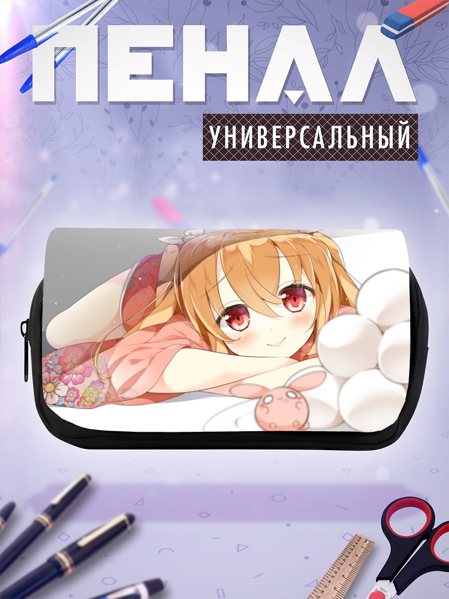 Пенал-косметичка Девушка в кимоно