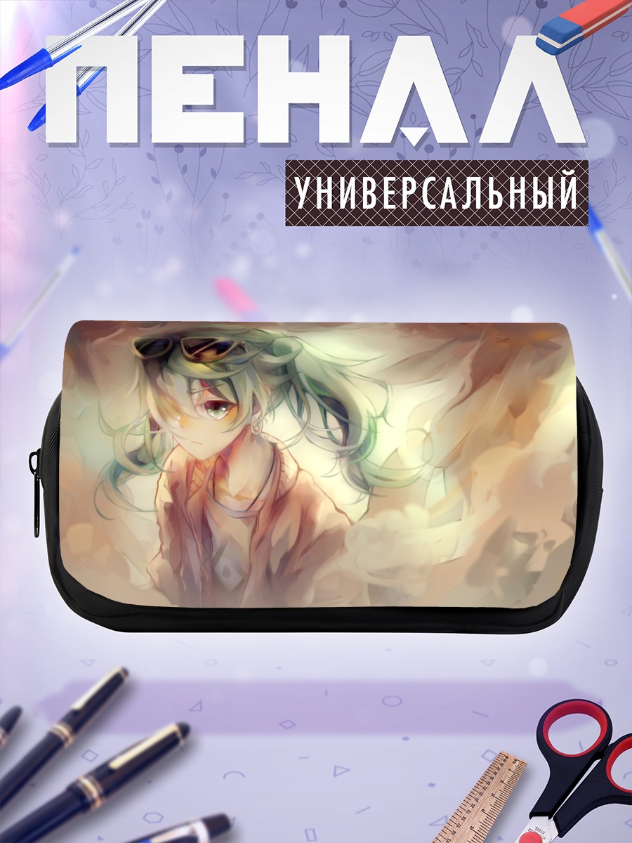 Пенал-косметичка Мику Хацунэ в очках