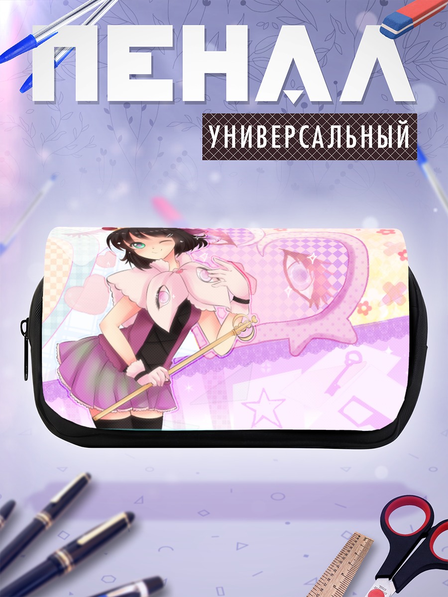 Пенал-косметичка Мику Хацунэ в розовом