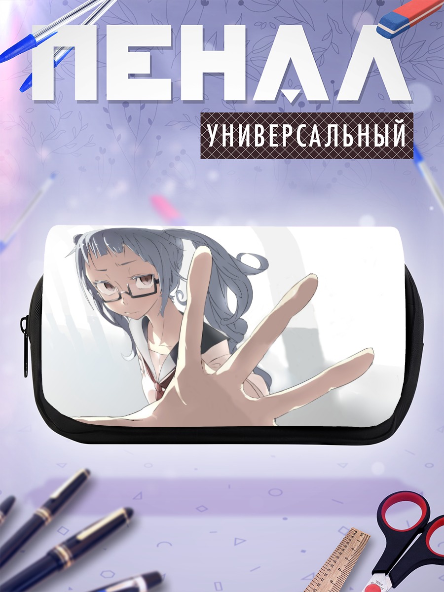 Пенал-косметичка Мику Хацунэ в очках