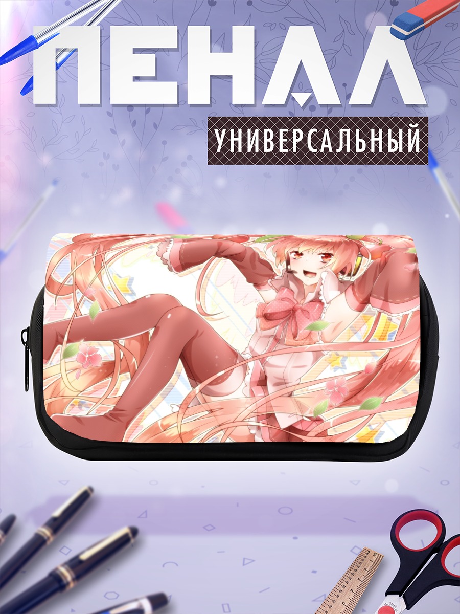 Пенал-косметичка Мику Хацунэ в сакуре